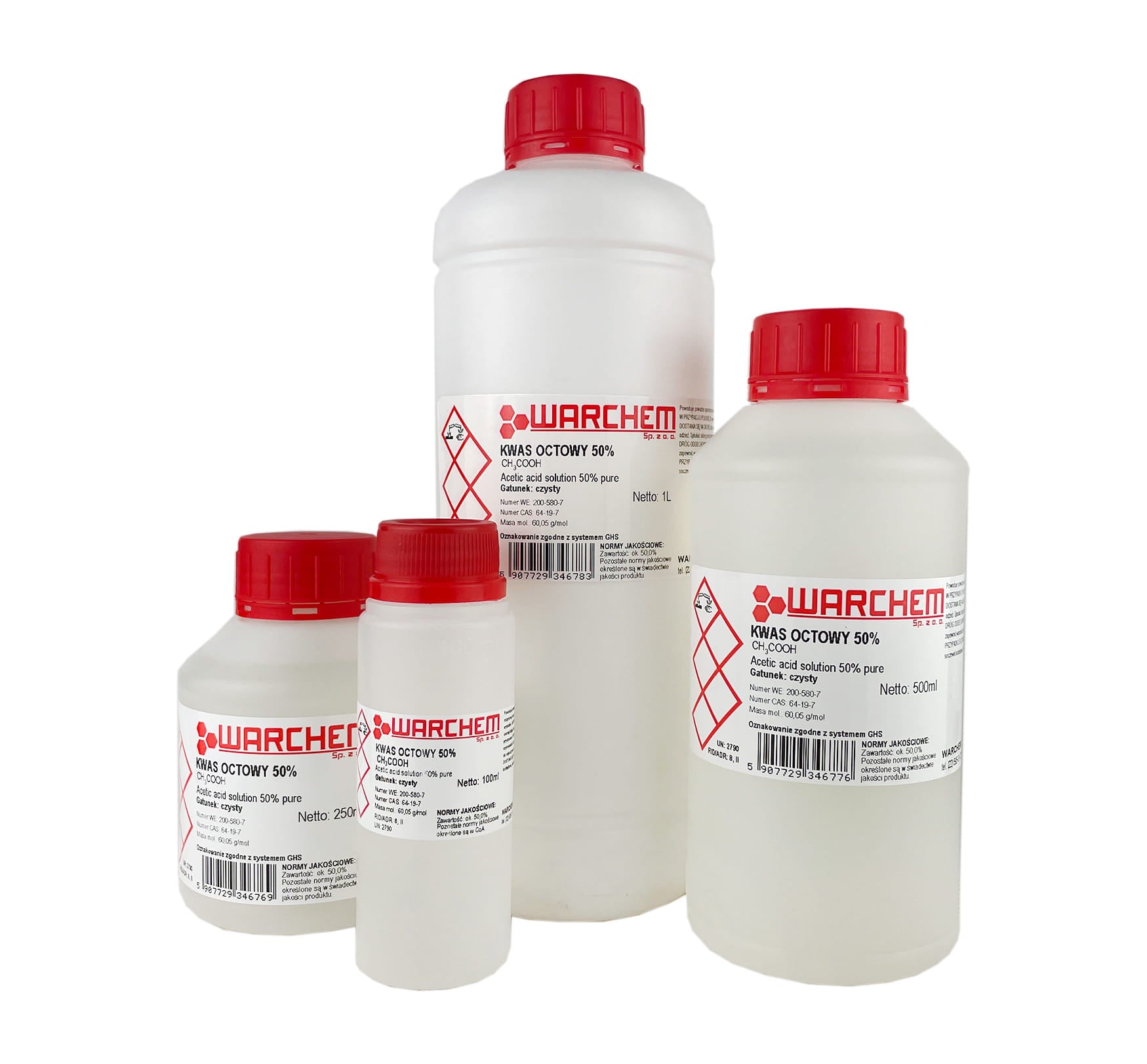 ESSIGSÄURE 50 % - rein 100 ml WARCHEM