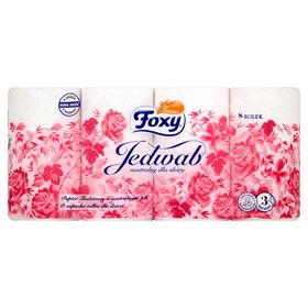 FOXY SEIDE TOILETTENPAPIER 8 ROLLEN