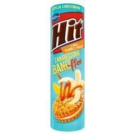 HIT COOKIES MIT CREME-KARAMELL UND BANANE 220 G 24 STÜCK