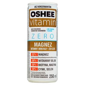 OSHEE VITAMIN ZERO MAGNESIUM CARBON DRINK MIT ACAI BLUE GESCHMACK GESCHMACK 250 ML 6 STÜCK