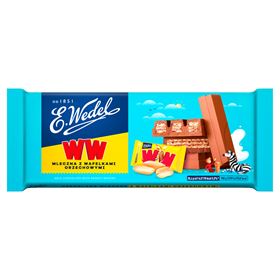 E.WEDEL WW MILCHSCHOKOLADE MIT NUSSKUCHEN 245 G 13 STÜCK
