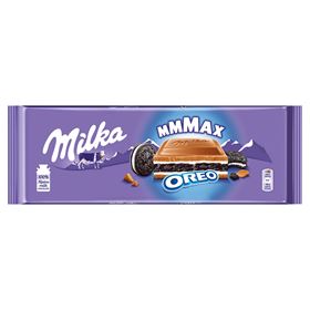 MILKA OREO KAKAO- UND MILCHFÜLLUNG MIT VANILLE-GESCHMACK IN MILCHSCHOKOLADE 300 G