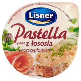 LISNER PASTELLA LACHSPASTE MIT SCHNITTLAUCH 80 G