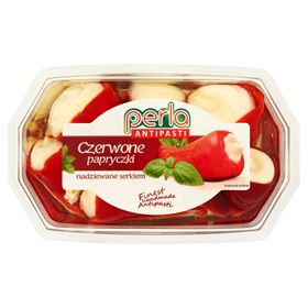 PERLA ANTIPASTI ROTE PAPRIKA GEFÜLLT MIT KÄSE 150 G