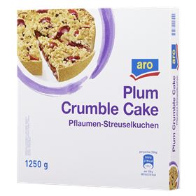 ARO-KUCHEN MIT PFLAUMEN UND Streuseln, gefroren, 1,25 kg
