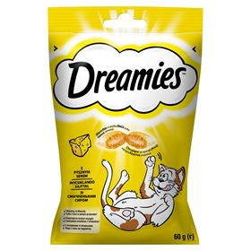 DREAMIES ERGÄNZUNGSFUTTER MIT KÖSTLICHEM KÄSE 60 G 6 STÜCK