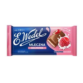 E.WEDEL MILCHSCHOKOLADE HIMBEER 100G