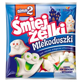 NIMM2 ŚMIEJŻELKI MLEKODUSZKI FRUCHTGUMMIES ANGEREICHERT MIT VITAMINEN 90 G 24 STÜCK