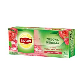 LIPTON TEE GRÜNE HIMBEERE UND ERDBEERE 35 G (25 BEUTEL)
