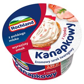 HOCHLAND FRISCHKÄSE-SANDWICH MIT SCHINKEN 130 G