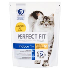 PERFECT FIT INDOOR 1+ ALLEINFUTTER FÜR ERWACHSENE KATZEN 750 G 6 STÜCK