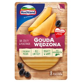 HOCHLAND GERÄUCHERTER GOUDA-KÄSE IN SCHEIBEN 135 G 12 STÜCK