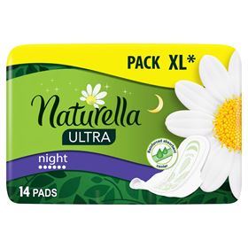 NATURELLA ULTRA NIGHT CAMOMILE Damenbinden 14 STK