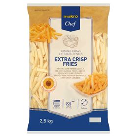 METRO CHEF Pommes frites extra knusprig, 9 x 9 mm, gefroren, 2,5 kg