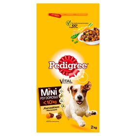 PEDIGREE VITAL PROTECTION MINI ERWACHSENE HUNDE <10 KG FUTTER MIT HÜHNCHEN UND GEMÜSE 2 KG 6 STÜCK
