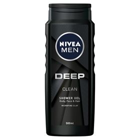 NIVEA MEN DEEP DUSCHGEL FÜR KÖRPER, GESICHT UND HAARE 500 ML