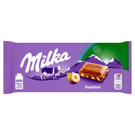MILKA MILCHSCHOKOLADE MIT NUSSSTÜCKEN 100 G 22 STÜCK