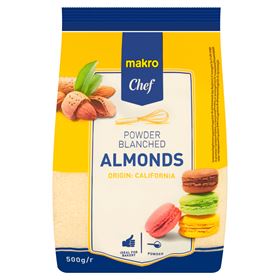 MAKRO CHEF GEmahlene, blanchierte Mandeln 500 g