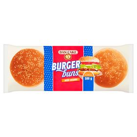 DAN CAKE WEIZEN-HAMBURGER-ROLLEN MIT SESAM 300 G (6 X 50 G)