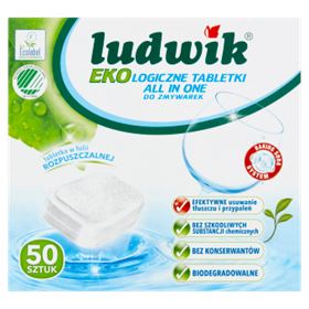 LUDWIK ALL IN ONE ÖKOLOGISCHE SPÜLTABLETTEN 900 G (50 STÜCK)