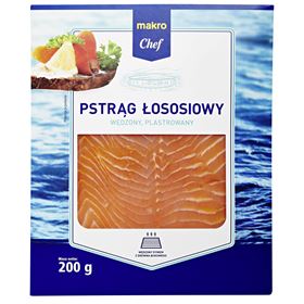 MAKRO CHEF KALTGERÄUCHERTE LACHSFORELLE 200 G