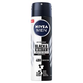 NIVEA MEN BLACK&WHITE INVISIBLE ORIGINAL ANTIPERSPIRANT AEROSOL 150ML