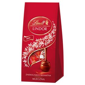LINDT LINDOR MILCHSCHOKOLADENPRALINEN MIT FÜLLUNG 100G