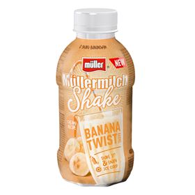 MULLER MULLERMILCH SHAKE MILCHGETRÄNK MIT BANANENGESCHMACK 400 G