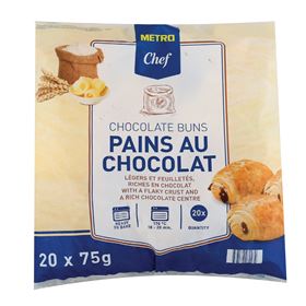 METRO CHEF BÜNDEL MIT SCHOKOLADE gefroren 1,5 kg (20 Stück)