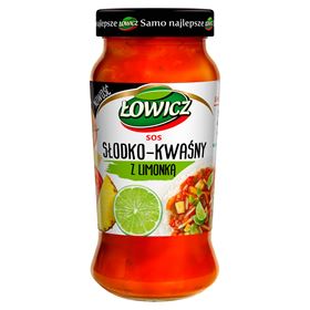 ŁOWICZ SÜSS-SAURE SAUCE MIT LIMETTE 500 G 6 STÜCK