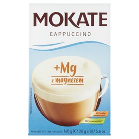 MOKATE CAPPUCINO MIT MAGNESIUM 160 G
