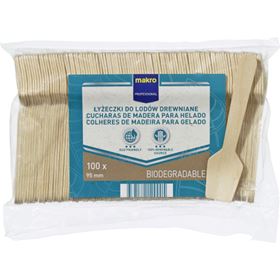 MAKRO PROFESSIONAL EIS- UND DESSERTKÄUFER 9,5 CM 100 STÜCK