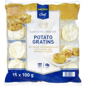METRO CHEF GEFRORENE GRATINS 100 G 15 STÜCK