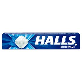 HALLS COOLWAVE MENTHOL-EUKALYPTUS-SÜSSIGKEITEN 33,5 G 20 STÜCK