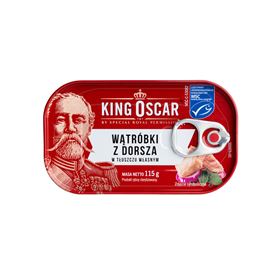 KING OSCAR Dorschlebern mit Salz 115 g
