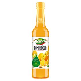 ŁOWICZ NAHRUNGSERGÄNZUNGSMITTEL IN SIRUP MIT ORANGENGESCHMACK 400 ML 6 STÜCK