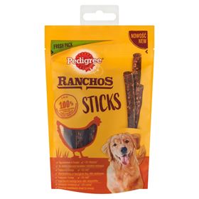 PEDIGREE RANCHOS ERGÄNZUNGSFUTTER FÜR ERWACHSENE HUNDE, SCHEIBEN MIT HÜHNERLEBER, 60 G, 10 STÜCK