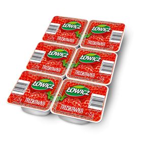 ŁOWICZ MINI-MARMELADE ERDBEERE 6 X 25G 5 STÜCK
