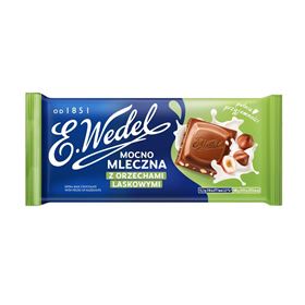E.WEDEL KRÄFTIGE MILCHSCHOKOLADE MIT HASELNÜSSEN 80 G