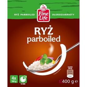 FINE LIFE PARBOILED REIS 400 G 6 STK