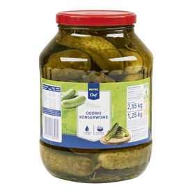 METRO CHEF GEPFLÜCKTE GURKEN 2,55 KG