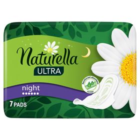 NATURELLA ULTRA NIGHT CAMOMILE Damenbinden 7 STK