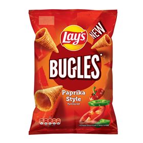 LAY'S BUGLES MAIS SNACKS PAPRIKA GESCHMACK 110 G 24 STÜCK