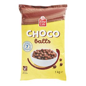 FINE LIFE FLAKES SCHOKOLADENKUGELN 1 KG 10 STÜCK