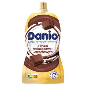 DANIO HOMOGENISIERTER KÄSE MIT SCHOKOLADEN-NUSS-GESCHMACK 120 G 16 STÜCK