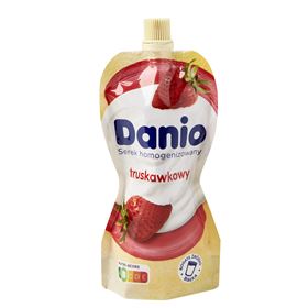 DANIO HOMOGENISIERTER ERDBEERKÄSE 120 G