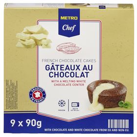 METRO CHEF FOUNDANT MIT WEISSER SCHOKOLADE 90 G 9 STÜCK