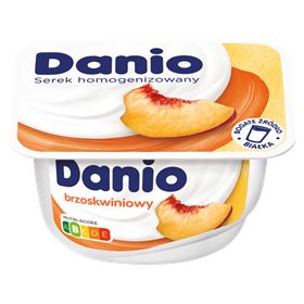 DANIO HOMOGENISIERTER PFIRSICHKÄSE 130 G 16 STÜCK