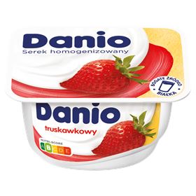 DANIO HOMOGENISIERTER ERDBEERKÄSE 130 G