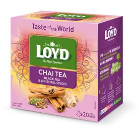 LOYD SCHWARZTEE AROMATISIERT MIT ZIMT, INGWER UND KARDAMON 36 G (20 X 1,8 G) 10 STÜCK